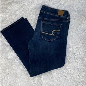 AE Cropped Artist Stretch Jeans Size 10
